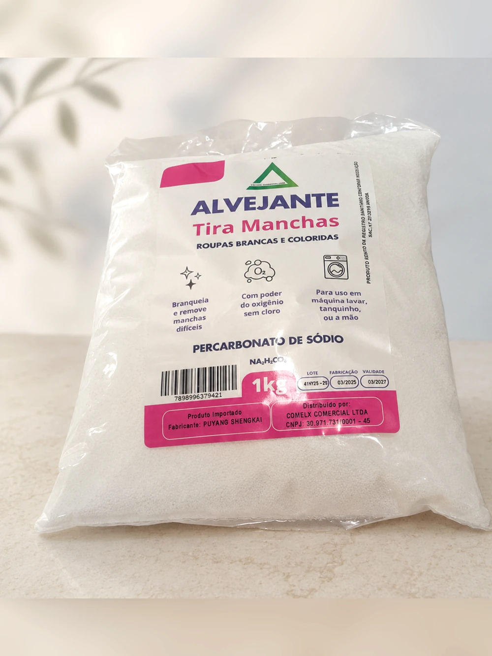 Percarbonato de sódio, pacote de 1 quilo